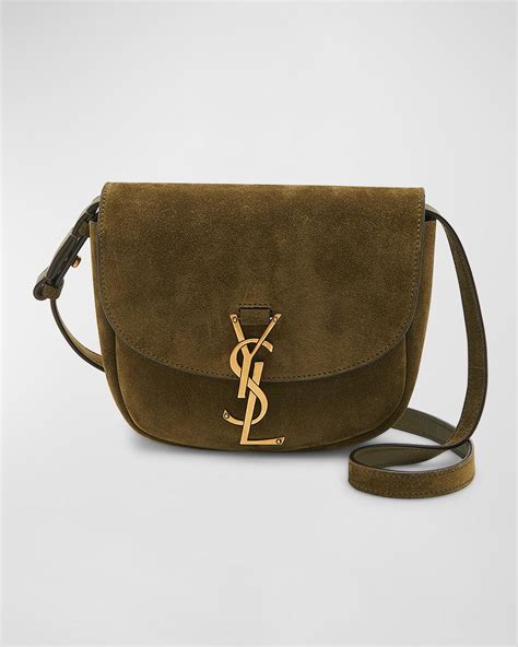 dark green ysl bag|ysl green suede bag.